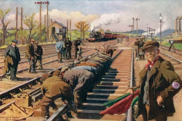 Der feste Weg, Gleisverlegung